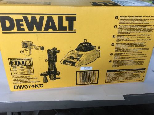 DEWALT DW074KD Rotary Laser Kit with Laser Detector