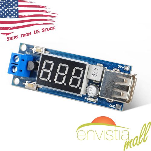 Dc-dc 4.5-40v in to 5v/2a out buck step-down voltage converter + voltmeter us for sale