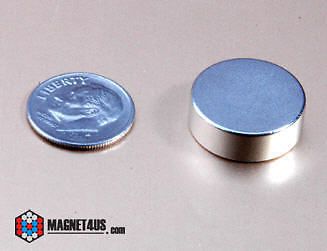 4pcs Super Strong Neodymium Rare earth Magnet Disc 3/4&#034; dia. x 2/10&#034; thick