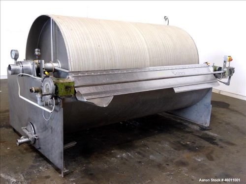 Used- seitz enzinger noll duobloc (drehfilter) rotary drum vacuum filter, approx for sale