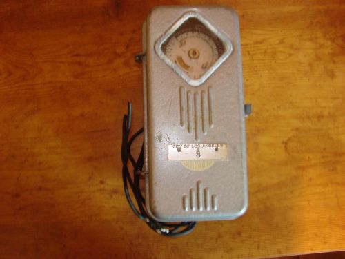 Vintage Sangamo Meter-City of Los Angeles-Tpe WZ-12 Time Switch-120 Volts 60Cycl