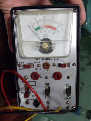 Vintage EMC Tube / Transistor Tester Model 212 ***AS IS***