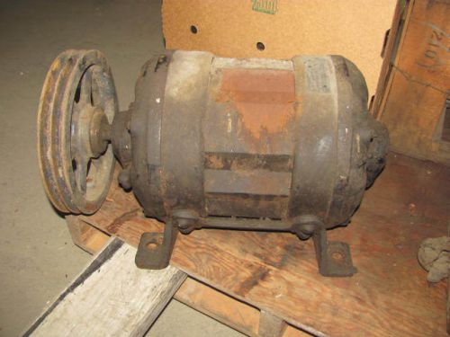 VINTAGE WESTINGHOUSE 5HP ELECTIC CS INDUCTION MOTOR 220 VOLT 60 CYCLE 3 PHASE