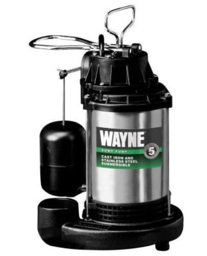 New wayne 3/4 hp submersible 4600 gph water sump pump for sale