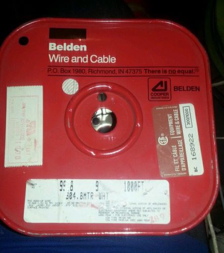 Beholden wire and cable 18 awg pvc hook up wire white 1000&#039; spool for sale