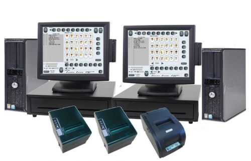 A POS SYSTEM WITH RESTAURANT, RETAIL, SALON SOFTWARE INCLUDED, WIN 7