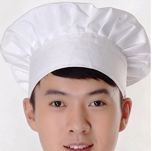 GXHUANG Pastry Chef Hat, white (#1)