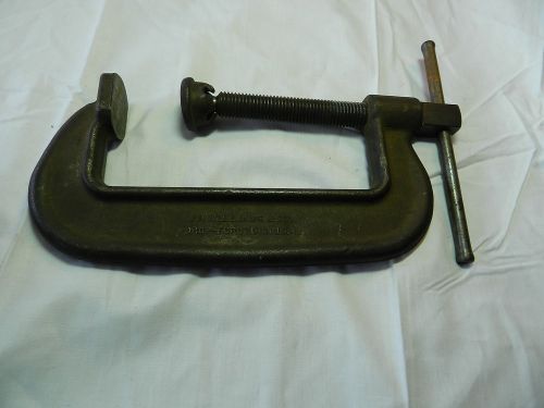 Vtg JH WILLIAMS Agrippa LARGE Drop Forged CLAMP NO 106 1 3/4&#034; to 6&#034;