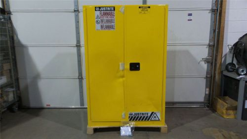 Justrite 894500 45 gal cap 65x43x18 in flammable liquid safety cabinet for sale
