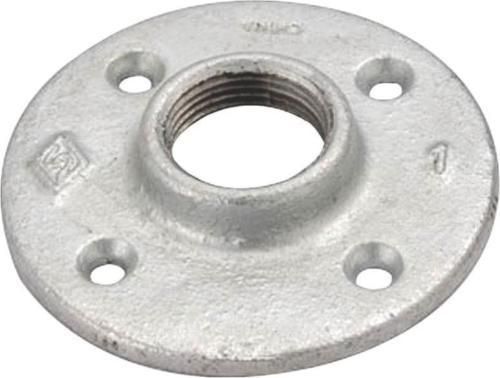 (10) 1-1/2 inch galvanized pipe threaded floor flange fitting - 10 pack for sale
