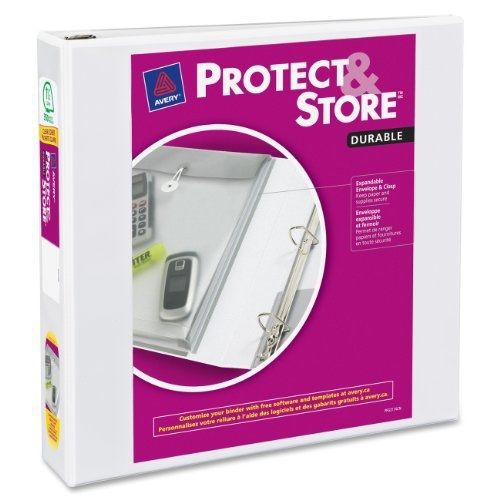 Avery protect and store view binder with 1.5-inch slant ring, holds 8.5 x for sale