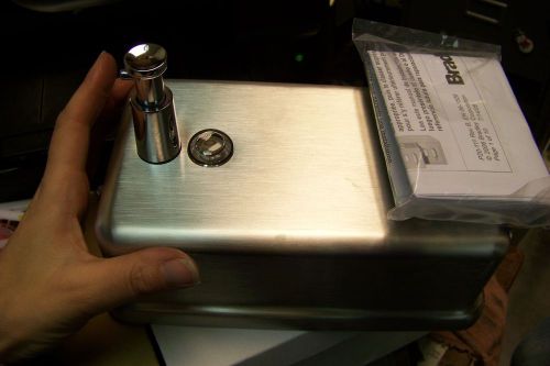 Nib bradley liquid soap dispenser surface mount, 6562 for sale