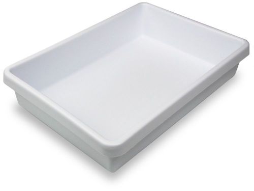TrippNT 50424 White Polystyrene Plastic Drawer Organizer 1 Pocket: 14&#034; Width ...