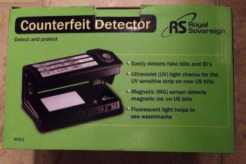 Royal Sovereign, RCD-3, 3 Way Counterfeit Detector