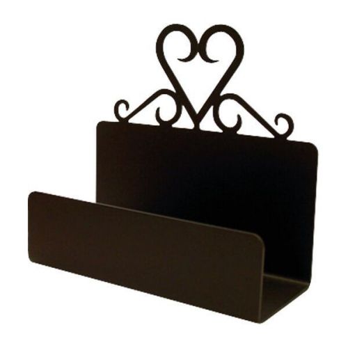 Business card holder hand crafted wrought iron powder coated for sale