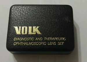 volk diagnostic and therapeutic ophthalmoscopy lens set. 90D 78D 20D