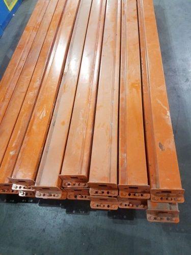 Unarco orange pallet racking beams 4 in x 96 in for sale
