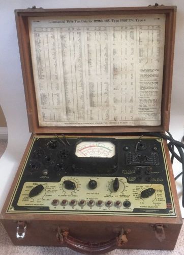 Vintage weston 774 army tube tester /analyzer as-is electrical instrument corp for sale