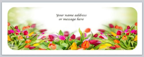 30 Personalized Return Address Labels Flower Buy 3 get 1 free (bo570)