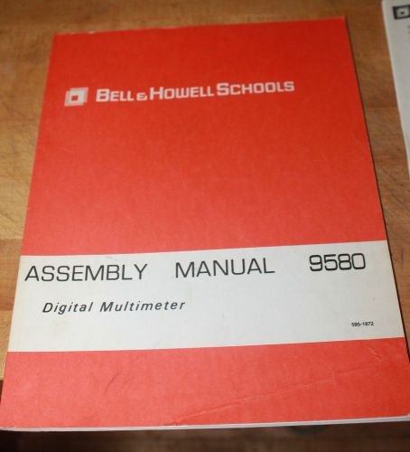 1976 Bell And Howell Assembly Manual 9580 Heathkit Digital Multimeter