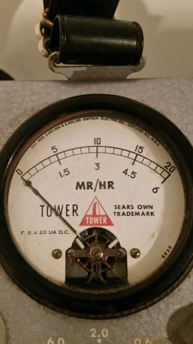 EL-TRONICS PR-30 Geiger Counter * Radiation Detector / Very Cool / Vintage 1955