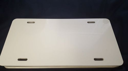 50 Pack of White .024 6&#034;x12&#034; Aluminum License Plate Blanks