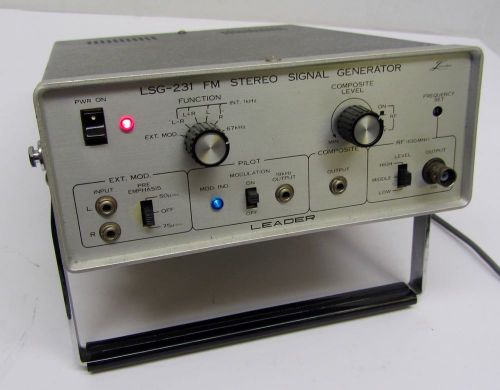 Vintage Leader LSG-231 FM Stereo Signal Generator AS-IS
