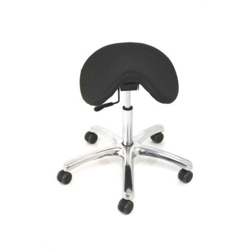 Ergonomic Chair BetterPosture Rolling Saddle Chair Jobri F1465 Black