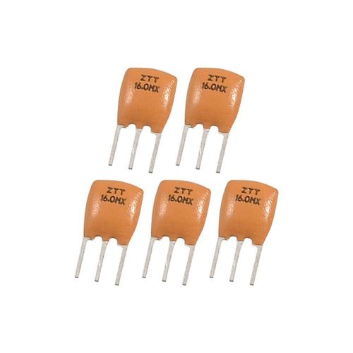 uxcell 5 Pcs Radial Lead 16.000 MHz Ceramic Resonator 3 Pins ZTT Series