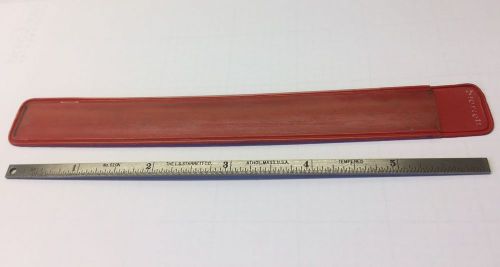 Starrett  narrow - 610n - 6&#034; long, tempered steel ruler for sale