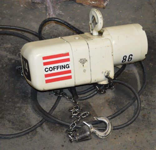 1/4 ton coffing (elco516-3) electric hoist - 27969 for sale