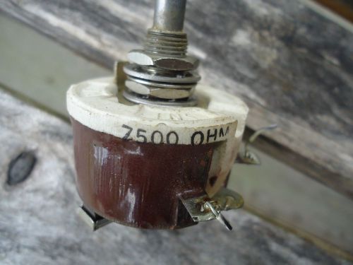 7500 ohm .058 amp potentiometer wire wound for sale