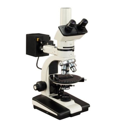 Omax ore polarizing trinocular microscope 50x-787.5x+transmitted/reflected light for sale