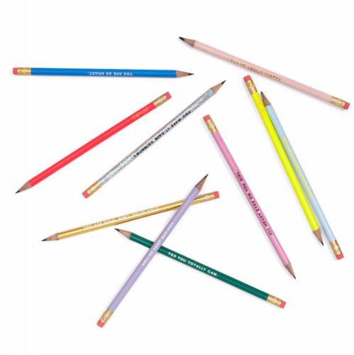 Wood Pencils No. 2 Women&#039;s Compliment Pencil 10 Count