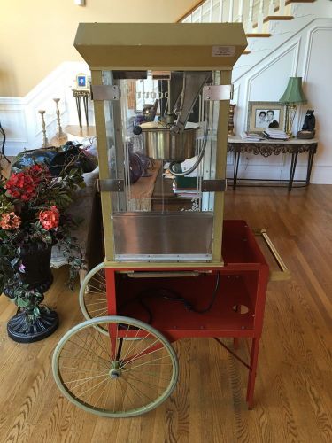 Gold medal commercial model no 2131 - popcorn machine with cart &#034;pickup only&#034; for sale