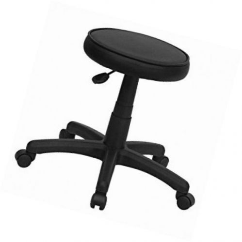 New Flash Furniture KC96G-GG Medical Ergonomic Stool Black Vinyl Comfort Seat