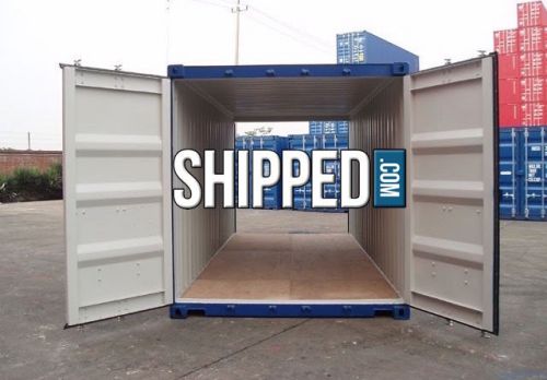 20ft new double door (tunnel) shipping container - storage shelter in tampa, fl for sale