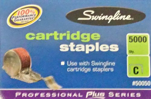 Swingline Cartridge Staples #50050 for 690E, Chisel Point Staples, 5000 Per Cart