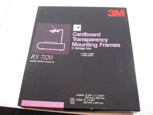 Cardboard Transparency Mounting Frames in Storage Full Box # 72