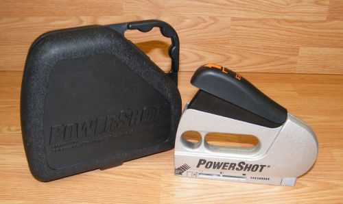 PowerShot (5700) Heavy Duty Staple Gun Hand Stapler With Case Only **READ**