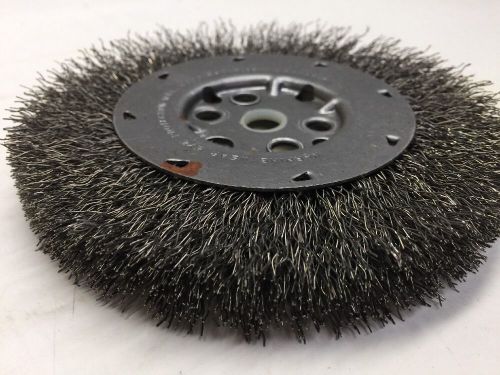 Wire rotary wheel brush a-a-2516-4/1/87 kipper tool 6&#034; 4000 rpm for sale