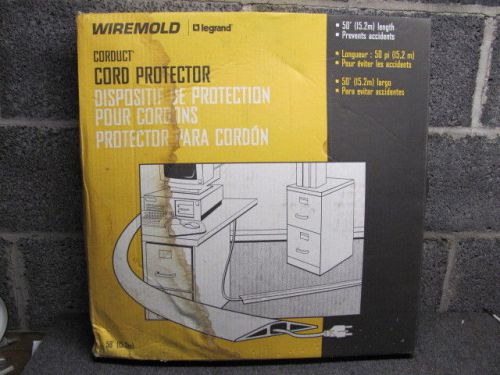 WIREMOLD Corduct Cord Protector 50&#039; New In Box Brown