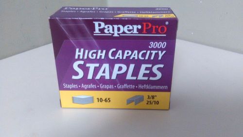 Paper Pro 3000 High Capacity Staples 10-65  3/8&#034;  25/10