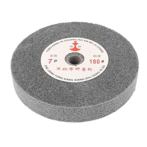 Uxcell 150mm dia 25mm thick 180 grit nylon fiber wheel polishing buffing disc for sale