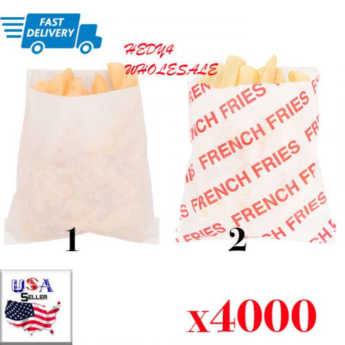4000/CS Medium French Fry Bag  FAST Shipping !!! WHOLESALE