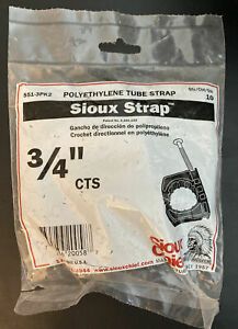 Sioux Chief 551-3pk2 3/4&#034; Tube Strap 10 Count,No 551-3PK2