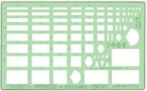 TIMELY 57T RECTANGLES &amp; ENCLOSURES TEMPLATES