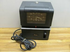 Vintage LATHEM Model 2121 Time Clock Punch-In / Punch-Out **Tested and Works**