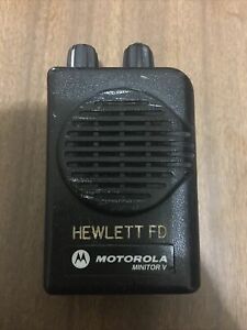 MOTOROLA MINITOR V 5 LOW BAND PAGERS 45-49 MHz STORED VOICE 2-CHANNEL