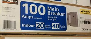 Murray LC2040B1100 20 Space 40 Circuit 100 Amp Main Breaker Indoor Load Center